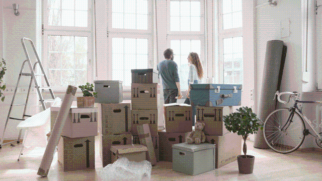 Two weeks before moving