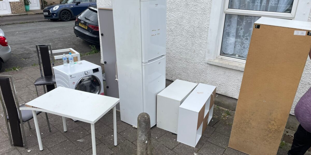 On a sunny morning, our newport removals team received an unusual request